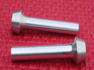 1965-1967 MUSTANG Brushed Aluminum Door Lock Knobs